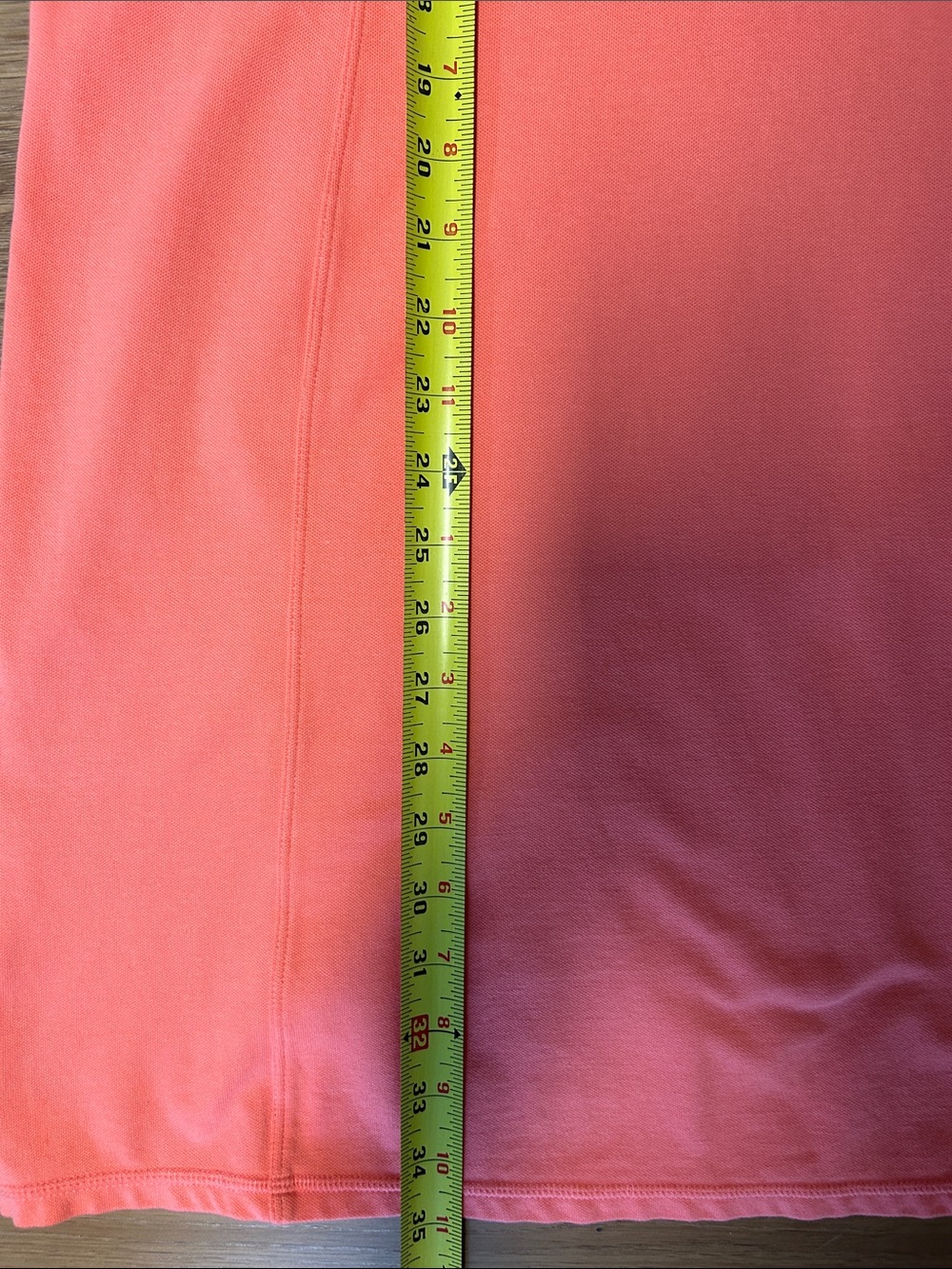 Talbots Coral Sleeveless Polo Dress with White Trim - Picture 5 of 5